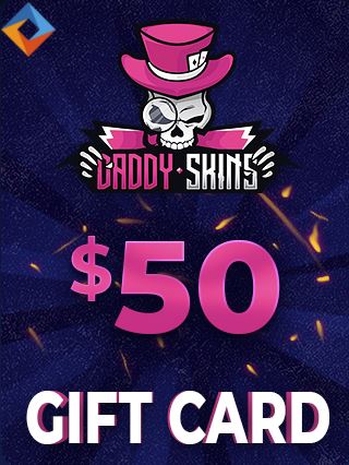 DaddyskinsCSGO's tweet photo. $50 Daddyskins Gift Card

✅Retweet/Follow us https://t.co/Ha9vlzHgip