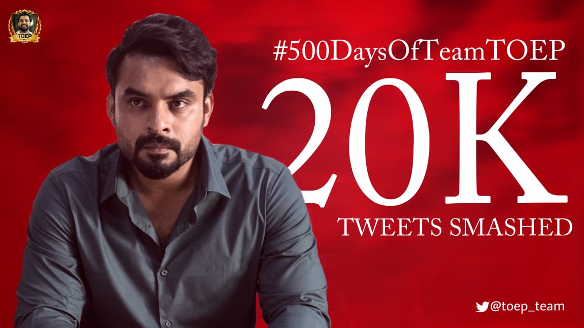 TfcAbhinav's tweet photo. 20K Tweets Smashed 💥😼 #500DaysOfTeamTOEP https://t.co/zstdMoz1rL