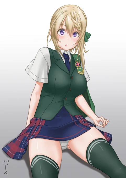 #いいニーハイの日
ニーハイらしいニーハイってそんなに多くない😅 