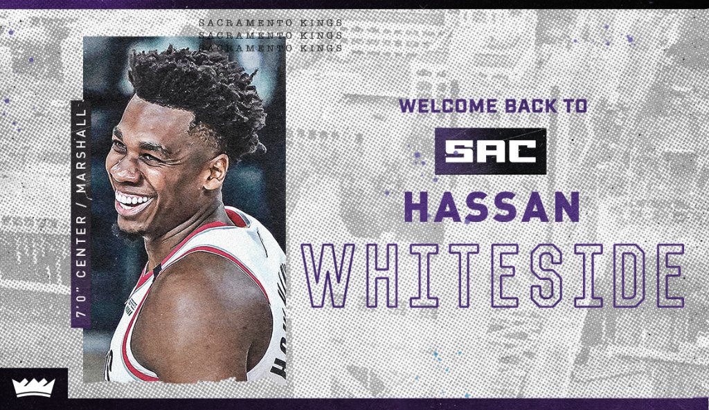 OFICIAL: Hassan Whiteside, nuevo jugador de los Sacramento Kings.
El pívot firma una temporada por el mínimo de veterano y llevará el dorsal 20, que hasta ahora era propiedad de Harry Giles. https://t.co/EgtLtAdyCe
