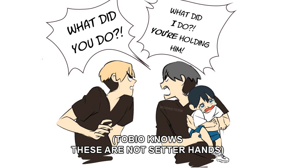 moonsterm4's tweet photo. but what happens if widdle kageyama's not carried by a setter???

i just did this real quick. maybe i'll redo it. who knows.

#Haikyuu #haikyuufanart #kageyamatobio #miyatwins #miyaatsumu #miyaosamu https://t.co/SJ3SsTQiQO