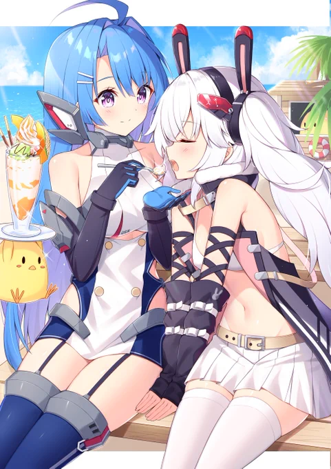 アズレン脅威のニーハイ率
#いいニーハイの日 