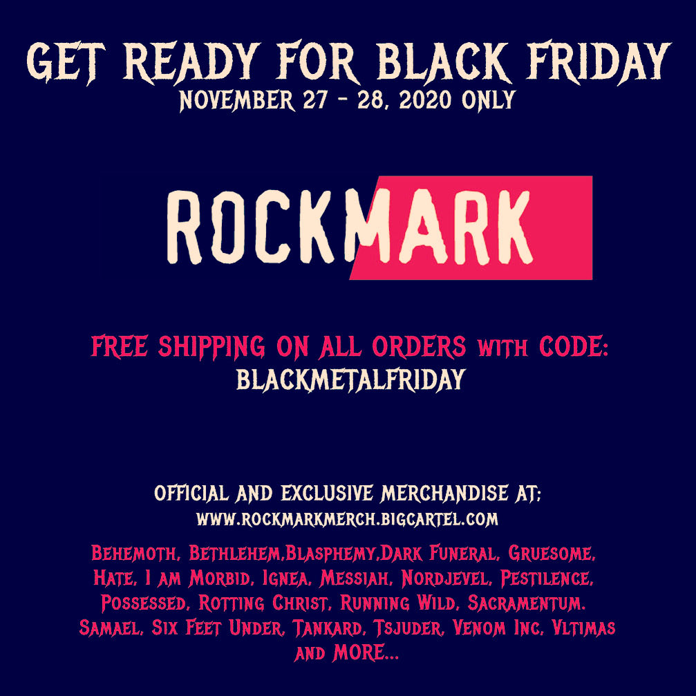 VLTIMĀS (@vltimas) on Twitter photo #BlackFriday #FreeShipping on all orders made November 27th & 28th!
rockmarkmerch.bigcartel.com/category/vltim… #RuneEriksen <a href="/THE_DVincent/">David Vincent</a> <a href="/MounierFlo/">Flo Mounier</a> #Vltimas #RockMarkMerch #BlackFriday #FreeShipping on all orders made November 27th & 28th!
rockmarkmerch.bigcartel.com/category/vltim… #RuneEriksen <a href="/THE_DVincent/">David Vincent</a> <a href="/MounierFlo/">Flo Mounier</a> #Vltimas #RockMarkMerch