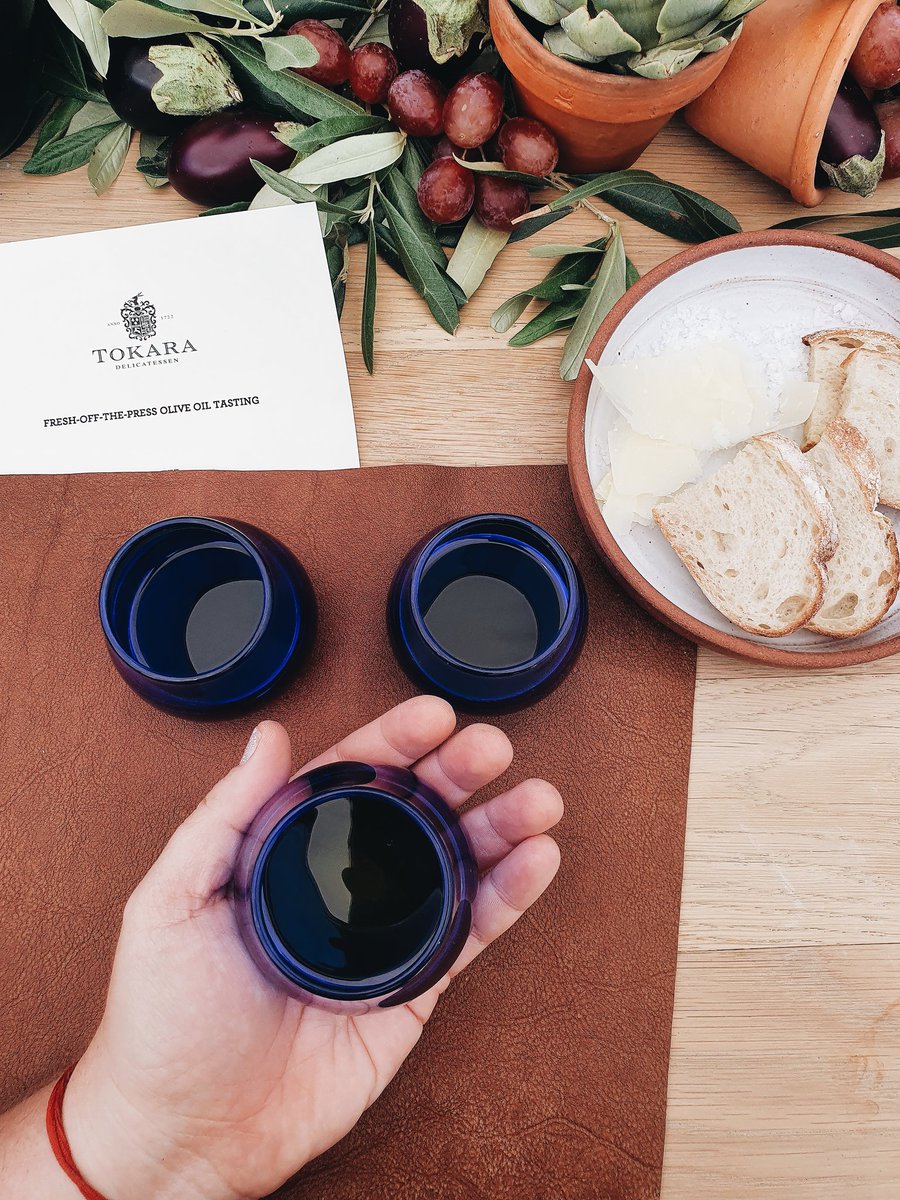 litlhedonistCPT's tweet photo. Albeit a bit blustery, Gert soon captivated our minds as he lead us through an informative olive oil tasting before lunch.  This humble little fruit can be transformed into an incredibly versatile oil that adds dimension and depth to all dishes.#IntOliveTreeDay #TokaraOliveOil https://t.co/imx3ebmFIK