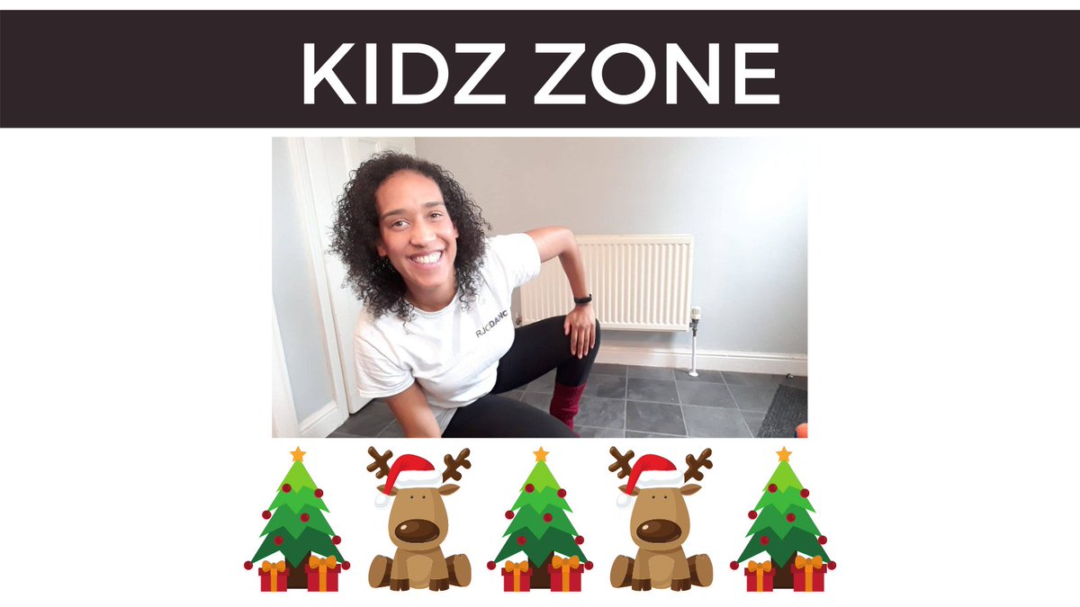 Come and join Tricia this morning at 10.00am live on Facebook for Kidz Zone, no need to book and it's FREE!  The next 4 weeks will be Christmas themed. #rjcdance #kidzzone #freeonlineclass #facebookclass #keepingkidsactive #kidsactivity #charity #leeds @Child_Leeds