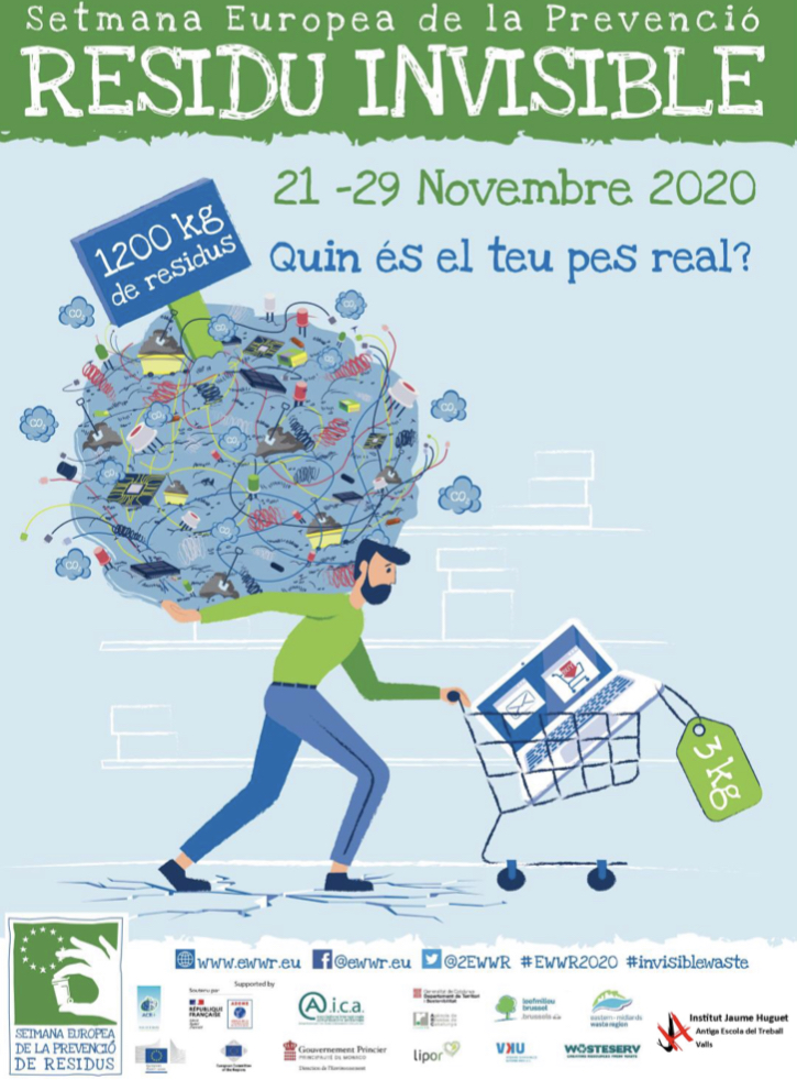 Hem treballat el #consumconscient i la reducció de #residus en el marc de la Setmana Europea de Prevenció dels Residus. Cada Cicle ha omplert el seu arbre amb propòsits de canvi. #residuzero #EWWR2020 #EWWRcat #escolacompromesa #escolaambvalors #intensament