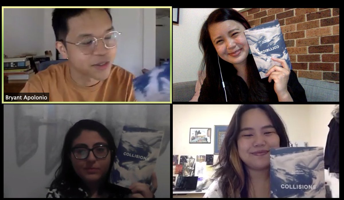L I M I N A L (@liminalmag) on Twitter photo Thank you for having us, <a href="/WGongWritFest/">Wollongong Writers Festival</a>! A beautiful & generous conversation about bodies, with Bryant Apolonio, <a href="/eda__gunaydin/">Eda (Ed-a)</a>, <a href="/clairexinwen/">claire cao</a> & @_leahleahleah 💙 #collisions <a href="/PanteraPress/">Pantera Press</a> Thank you for having us, <a href="/WGongWritFest/">Wollongong Writers Festival</a>! A beautiful & generous conversation about bodies, with Bryant Apolonio, <a href="/eda__gunaydin/">Eda (Ed-a)</a>, <a href="/clairexinwen/">claire cao</a> & @_leahleahleah 💙 #collisions <a href="/PanteraPress/">Pantera Press</a>