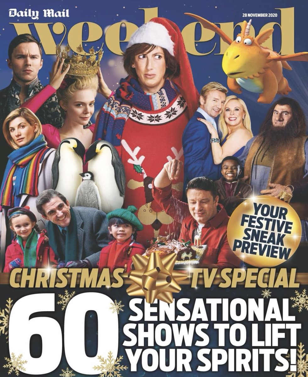 faberbishopp's tweet photo. Thanks @DailyMailUK @weekendmagazine for highlighting our friend #zog as one of your tv Christmas picks ❤️✨🙏 #ZAFD @MagicLightPics @BBCOne https://t.co/0u48GJlwE0