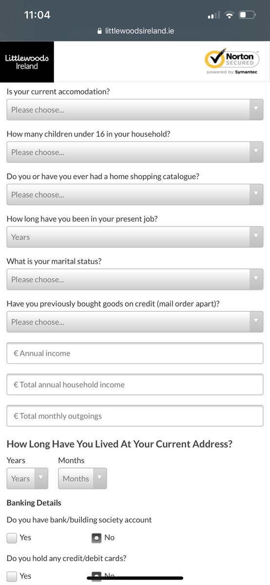DuffyAisling's tweet photo. Literally just trying to buy an alexa on littlewoods and I feel attacked https://t.co/8XO8dzdxX9