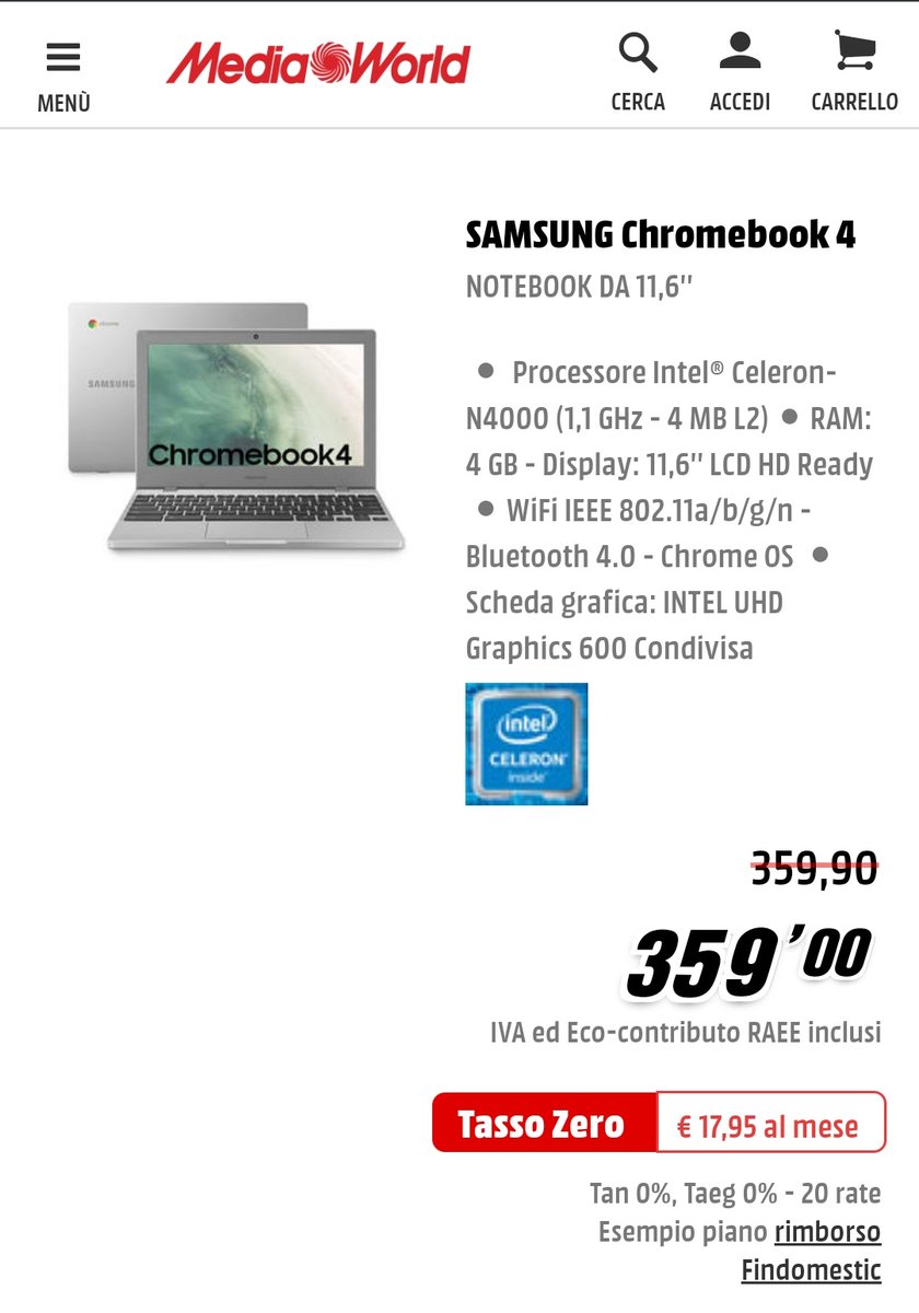 Da mediaworld ogni volta ci sono degli sconti imbattibili! https://t.co/BN8W8VsrCY