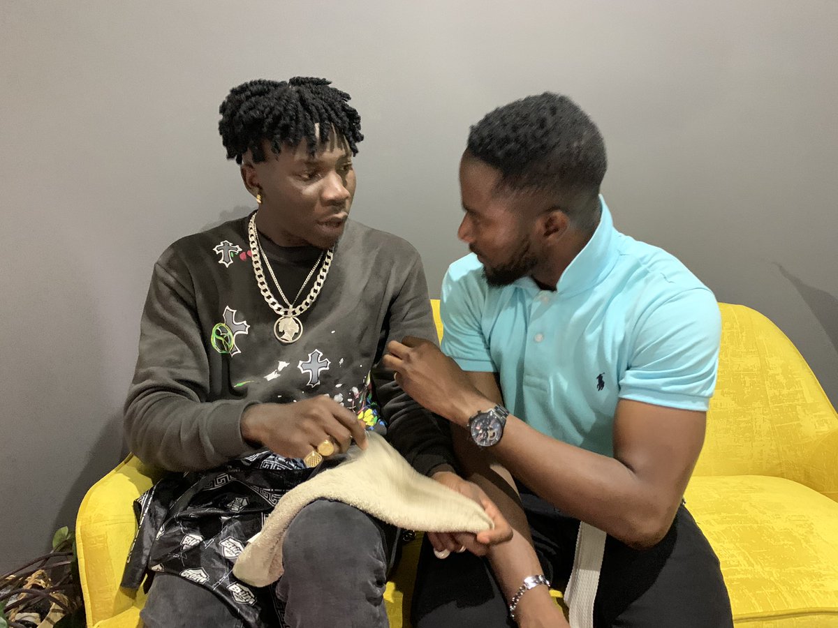 KMJonAIR's tweet photo. Congrats my brother @stonebwoyb ! Last night was maaaad. You brought the energy on once again and made BHIMM FRIDAYS an exceptional experience. I look forward to the next one bro. Lighters up for you!! 🔥🔥🔥

#TheRoyalHost 
#BhimmFridays https://t.co/RXmVdKxFbd