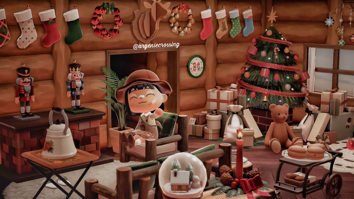 argenie_'s tweet photo. Did some christmas decorating in my cozy cabin 🎄🤎🐻✨ https://t.co/GnI1gSN5wK