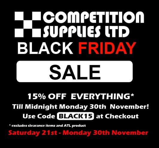 Not long left to go to get your orders in. Don't forget you can order your new 2021 harnesses and fire extinguishers ready for the new season competitionsupplies.com