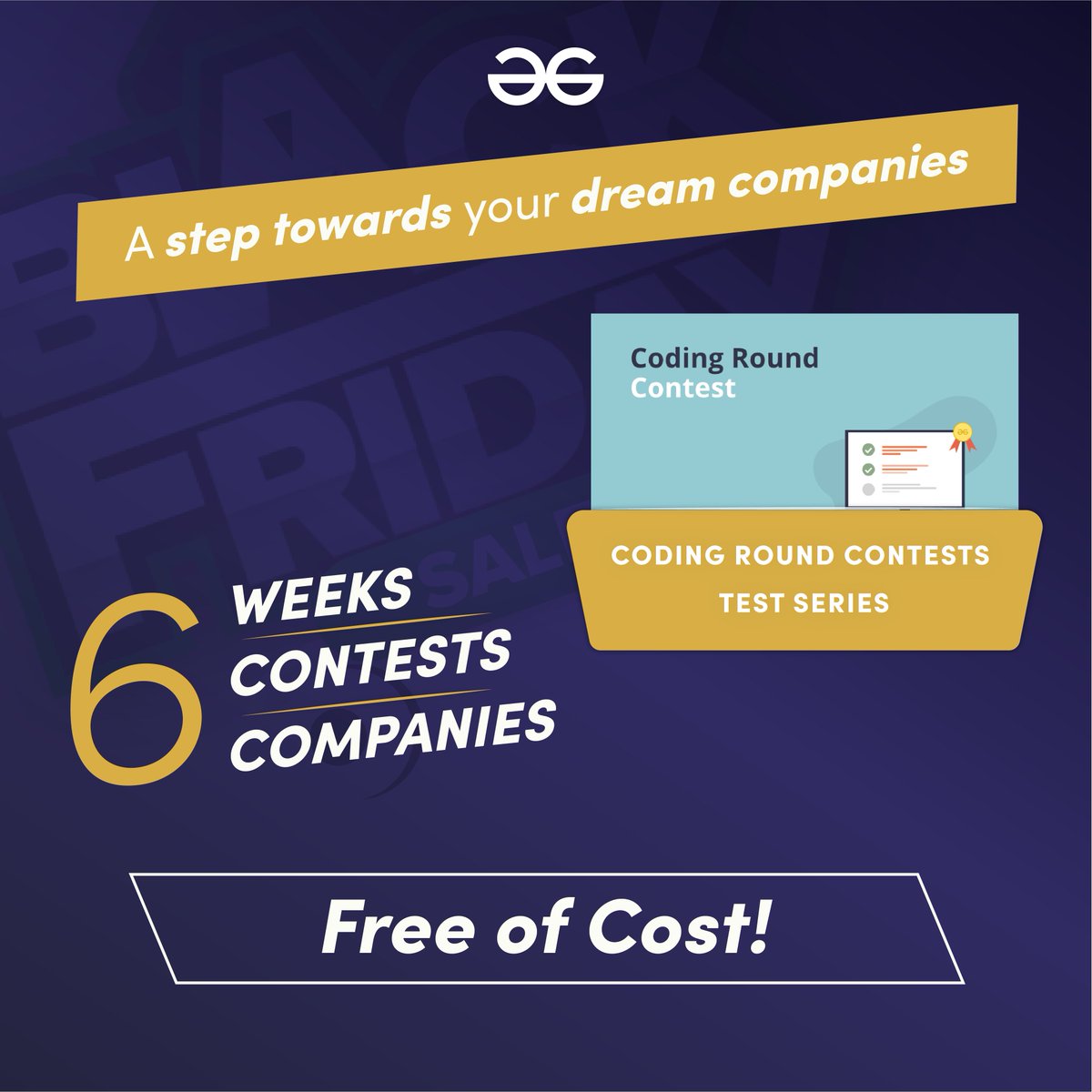geeksforgeeks's tweet photo. "Best things in Life Don't come Free."
We Agree.

So we are giving you something Better than Best.. For FREE!

Register Now-https://t.co/1t2ONkIvIW ....And Practice #Coding Rounds of various Top Companies!

#SaturdayMotivation #learntocode #100daysofcode #interview #codingrounds https://t.co/fOrUDm5JkT