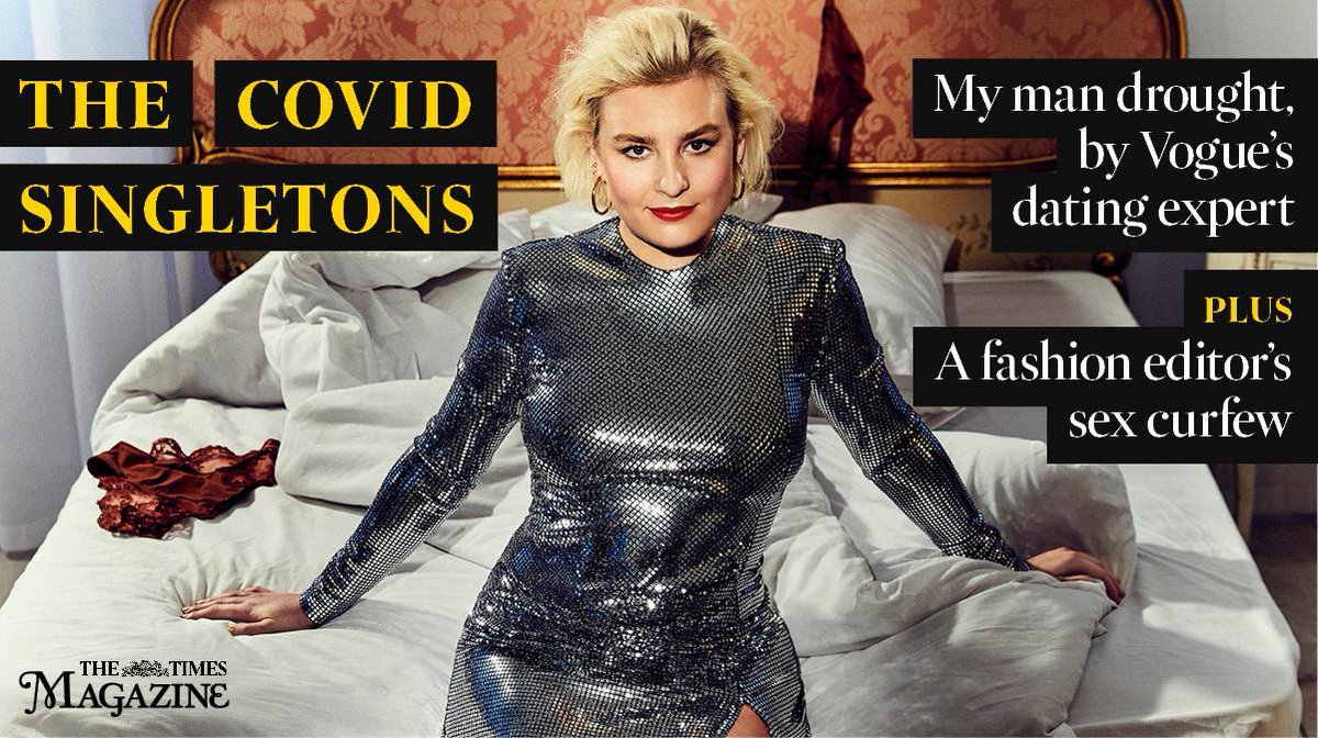 In today's magazine: If you’re female, young and single, 2020 has been an anti-climax (literally). Fashion editor <a href="/CharlieGowans/">Charlie G-E</a>, 32, and Vogue dating columnist <a href="/annielord8/">annie lord</a>, 25, talk sex – or the lack of it thetimes.co.uk/article/dating… #sex #dating #lockdown