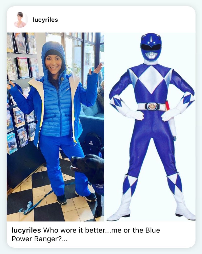 LucyRiles's tweet photo. Who wore it better...me or the Blue Power Ranger?
I know I said I was “Blue Pack for Life” but this is next level blue commitment right here💙
#bluepackforlife #thepacktv #thepack #bluepowerranger #whoworeitbetter #mamasmurf #bluepack #teamduchess @royallycutedogs @PrimeVideo https://t.co/MIocOY1H5i