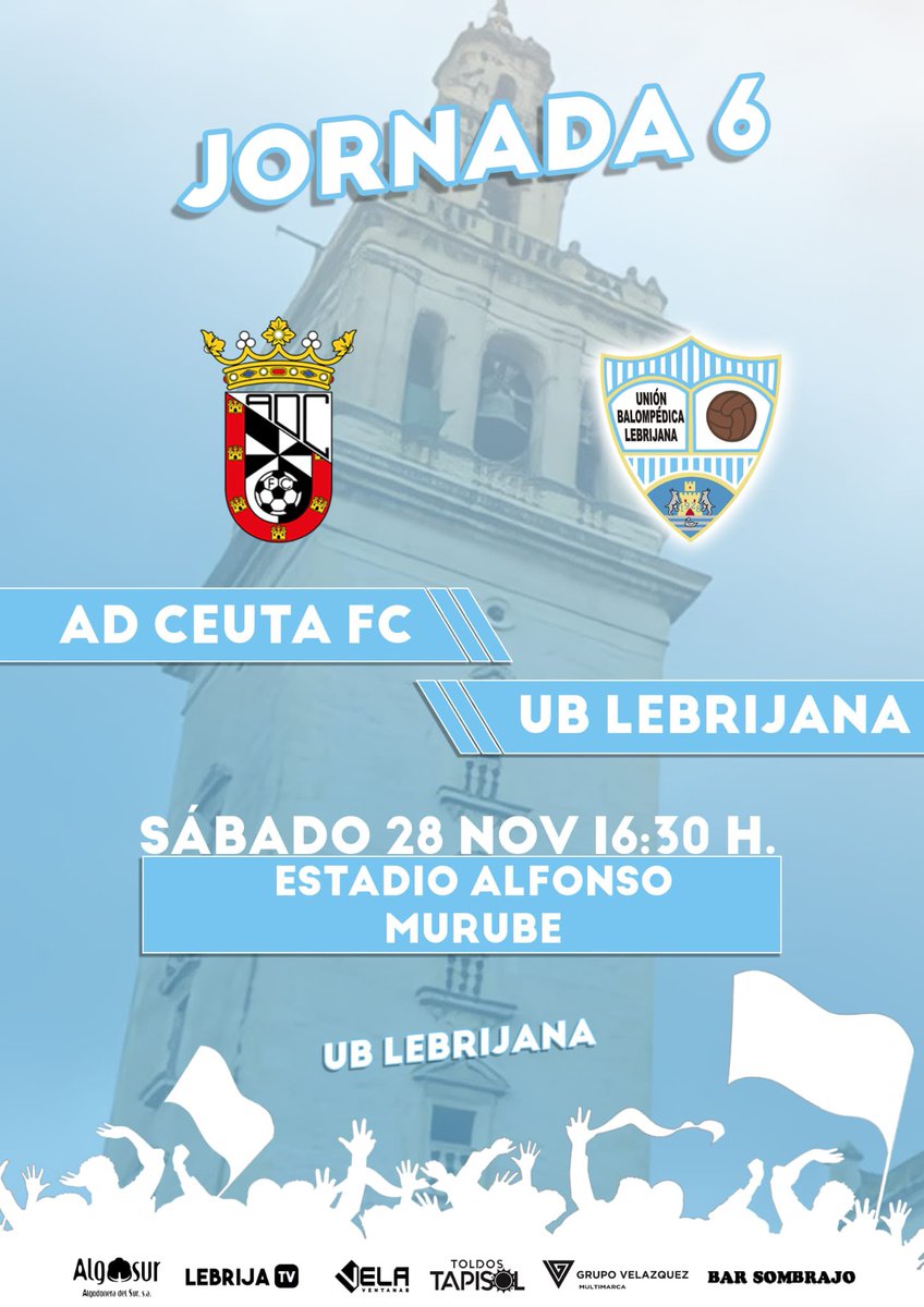 ubloficial1928's tweet photo. No es un día cualquiera. Juega la Balona 🙌⚽💙⚪

#CeutaLebrijana https://t.co/AoNpPS1rxE
