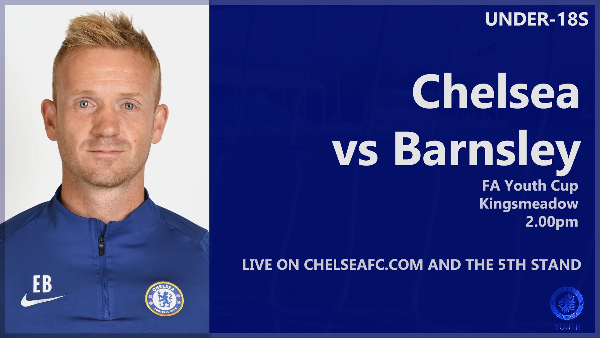 Chelsea Youth On Twitter The Fayouthcup Is Back As Chelsea Host Barnsley In The Third Round Today At Kingsmeadow Kickoff Is At 2pm And It S Live On The Website And App Https T Co Fa9k2h5x8s