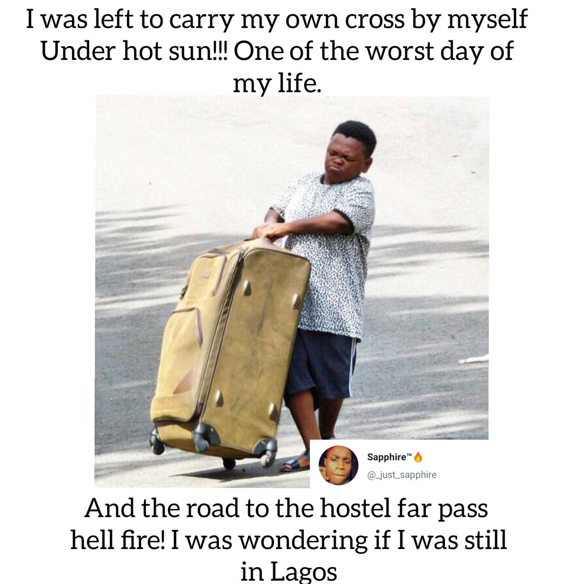 My first day in a boarding school will forever be a memorable one!!I've posted this thread before but I was aired A thread. Enjoy 