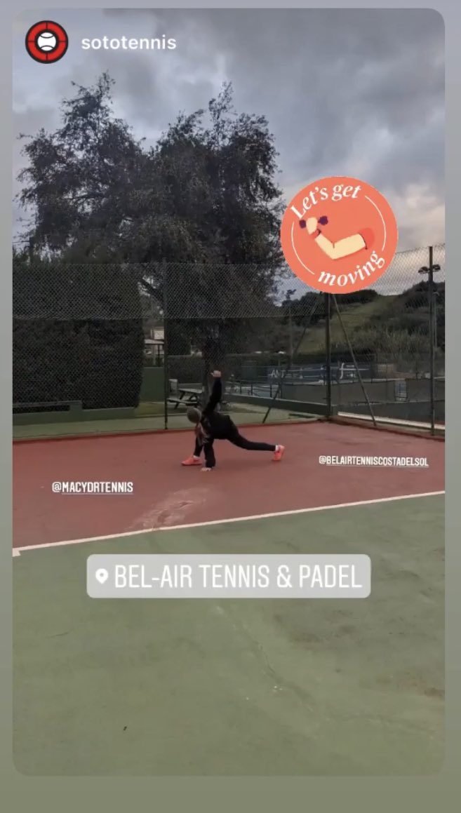 RichardsDenney's tweet photo. Paying the daily bill 💪💪🙏@SotoTennis more than hitting a ball 🎾🎾 https://t.co/0LCZ5f2GdV