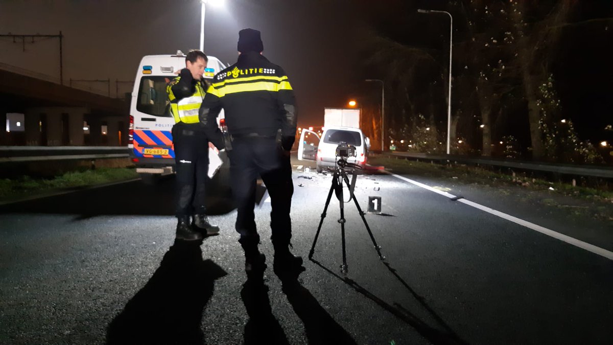 30-jarige automobilist overleden bij verkeersongeval A10 ..
