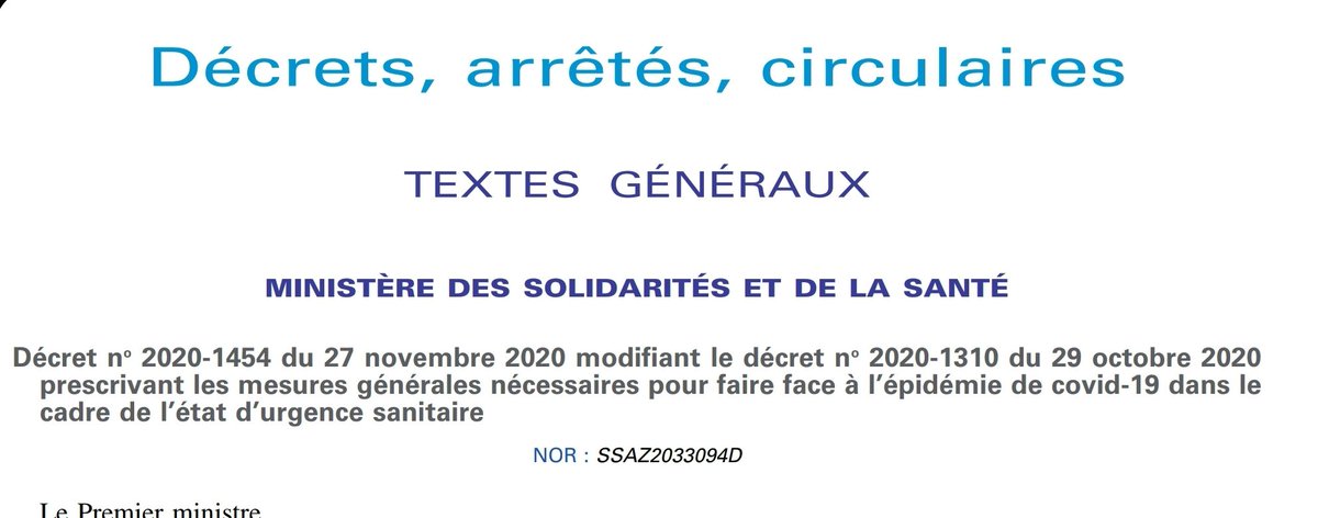 [#JournalOfficiel] Parution décret 2020-1454 levant interdiction plaisance et activités nautiques sous réserve:
- Vérif modalités accès littoral/port par autorités terrestres locales
- Pratique individuelle : 3h maxi, rayon de 20km autour domicile
- Port attestation déplacement