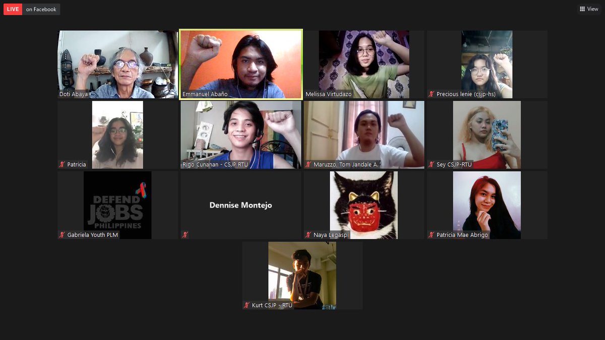 vigilanterigs13's tweet photo. Pagpupugay din sa pinakaunang webinar ng @CSJPHighSchool !! MAKABAYANG HIGH SCHOOL MALALAKAS!
Gayundin sa speaker namin G. Doti Abaya🥰
Dumalo at magpadalo po tayo sa mga future webinars ng @CSJPMetroManila at ng iba pa nating mga kasama ehhehe
#JoinNDMO #JoinCSJP https://t.co/6QkIEIdVLU