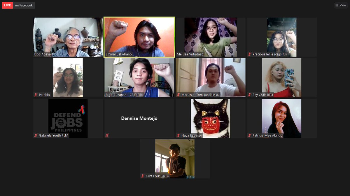vigilanterigs13's tweet photo. Pagpupugay din sa pinakaunang webinar ng @CSJPHighSchool !! MAKABAYANG HIGH SCHOOL MALALAKAS!
Gayundin sa speaker namin G. Doti Abaya🥰
Dumalo at magpadalo po tayo sa mga future webinars ng @CSJPMetroManila at ng iba pa nating mga kasama ehhehe
#JoinNDMO #JoinCSJP https://t.co/6QkIEIdVLU