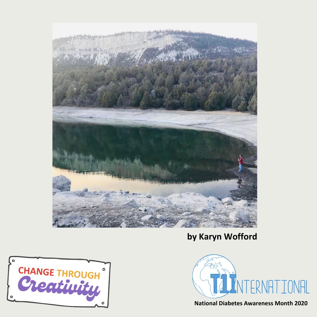 t1international's tweet photo. We think Karyn's submission for our Change Through Creativity is beautiful and we love her sentiments that go alongside her photo. Thank you for sharing @KarynWofford! #insulin4all #ChangeThroughCreativity #t1international https://t.co/KEX8dlzdRS