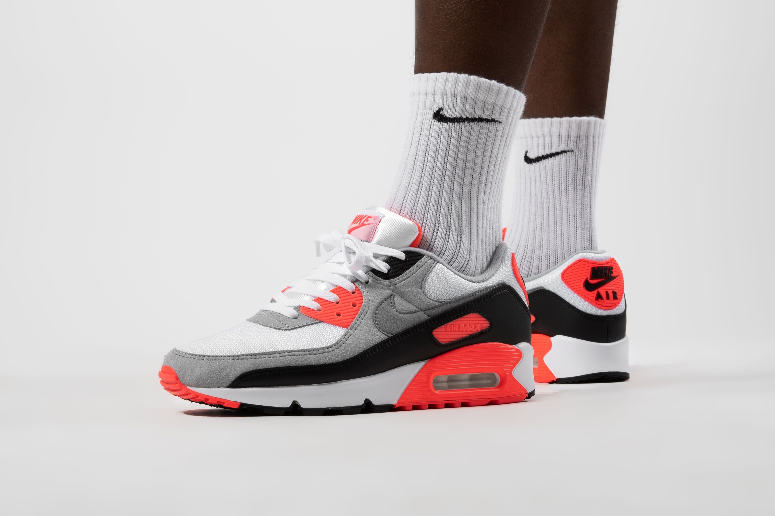 Air max 9 infrared on feet new arrivals