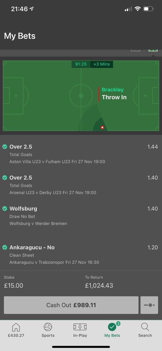 ProbetSports's tweet photo. Yet another day of smashing the bookies yesterday!

Daily Doubler ✅
Risky Acca ✅
Triple Money ✅
Horse Daily Doubler ✅
Dandy Spirit - 8/1 ✅ https://t.co/uR6LVpffxJ