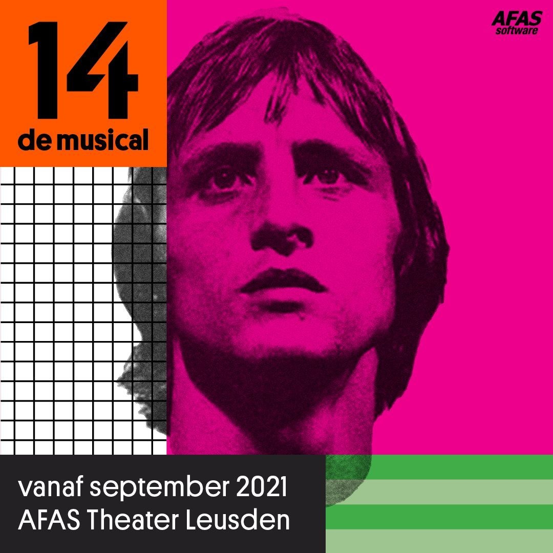 14  De Musical vertelt het verhaal van Nederlands beste voetballer aller tijden, de legendarische nummer 14. Een brutale ode aan #JohanCruijff, waarin niets is wat het lijkt.
⚽
Kortom een geweldig leuk avondje uit voor uw vereniging of bedrijf!
Neem contact met ons op ☎️📧