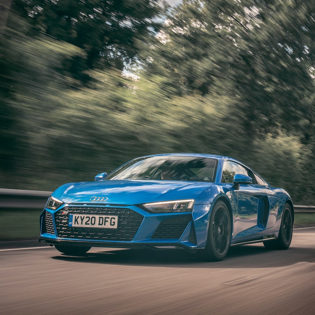 Performance from a new perspective.

Make the #AudiR8 yours with Click&amp;Drive 👉 audi.co.uk/new-models/r8/…