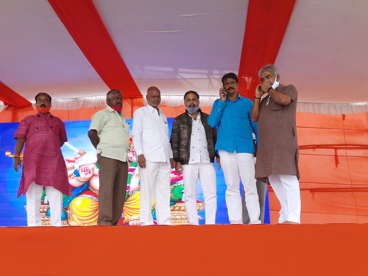 manthriji's tweet image. హైదరాబాద్ యోగి ఆదిత్యనాథ్  గారి బహిరంగ సభ ఏర్పాట్లను పర్యవేక్షిస్తు