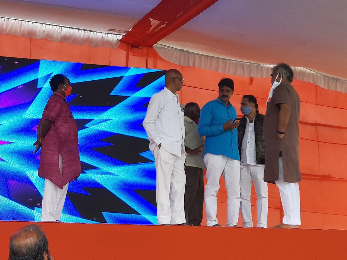 manthriji's tweet image. హైదరాబాద్ యోగి ఆదిత్యనాథ్  గారి బహిరంగ సభ ఏర్పాట్లను పర్యవేక్షిస్తు