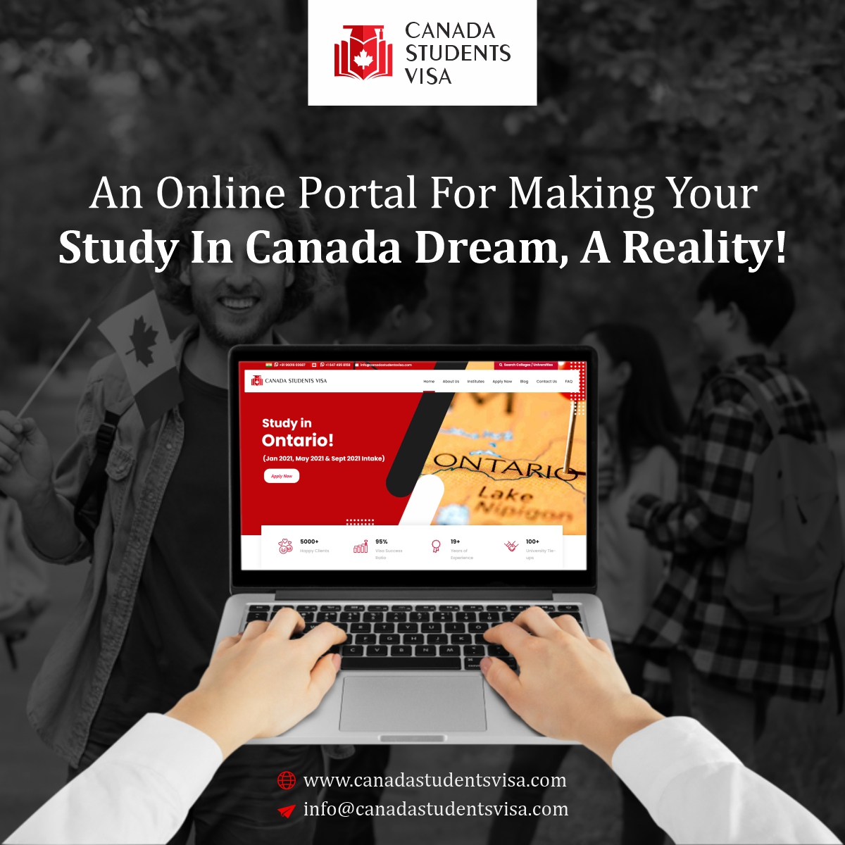 StudentsVisa's tweet photo. We are an expert Online Portal that provides a wide range of services pertaining to Canada Student Visa. Taking from selection of courses to getting admission in the desired Canadian College/University, we do it all for you! 

Call - +91 96016 03687 +1 647 495 8158

#canada https://t.co/wZFxDQLwMy