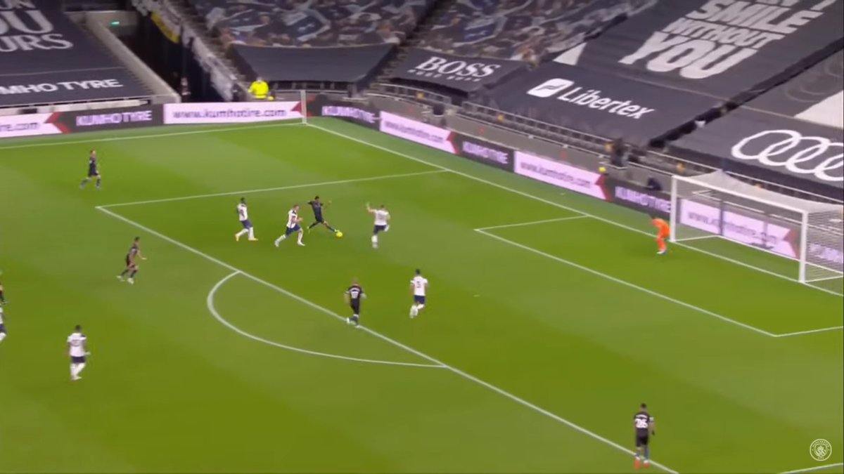 Notice how narrow Spurs's defending is and notice how the Wingers aren't tracking anyone on the wings like Lampard like his wingers to defend. which could allow space for RJ and Ziyech cause we like to attack wide