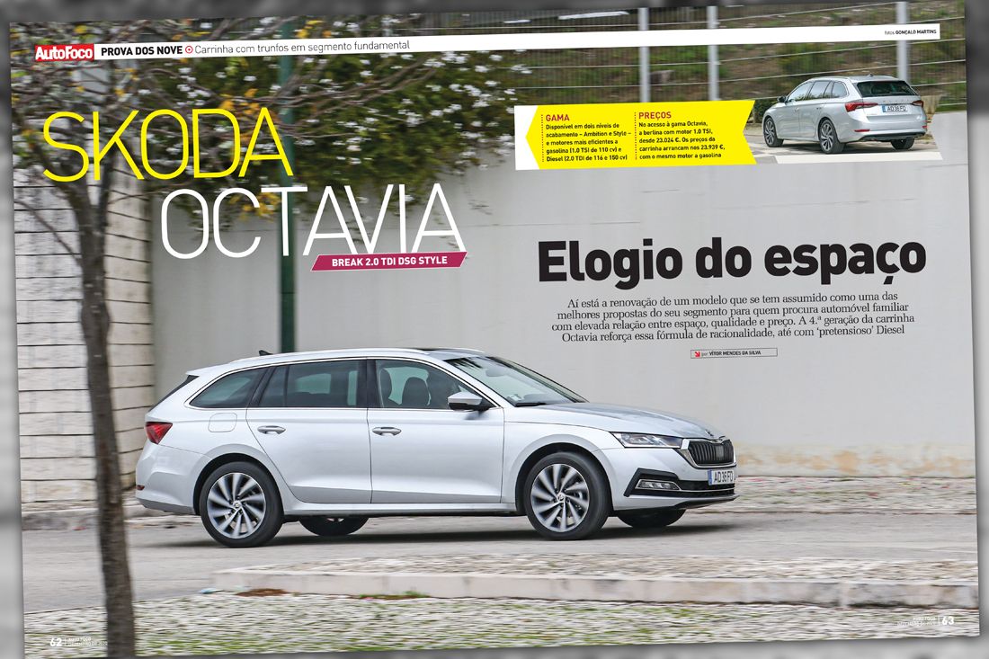AutoFoco's tweet photo. Aí está a renovação de um modelo que se tem assumido como uma das melhores propostas do seu segmento. A 4.ª geração da carrinha Octavia reforça essa fórmula de racionalidade, até com ‘pretensioso’ Diesel

#autofoco 1052, nas bancas! https://t.co/LLAfFEM40p
