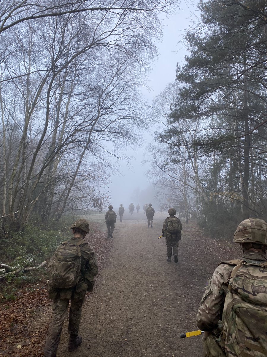 55Sqn's tweet photo. A cold, misty morning met the current crop of B3 trainees. An FTX extraction is what was needed to warm the extremities... welcome to the Corps! @3RSMERegt @Proud_Sappers https://t.co/rxGp8T2YjV
