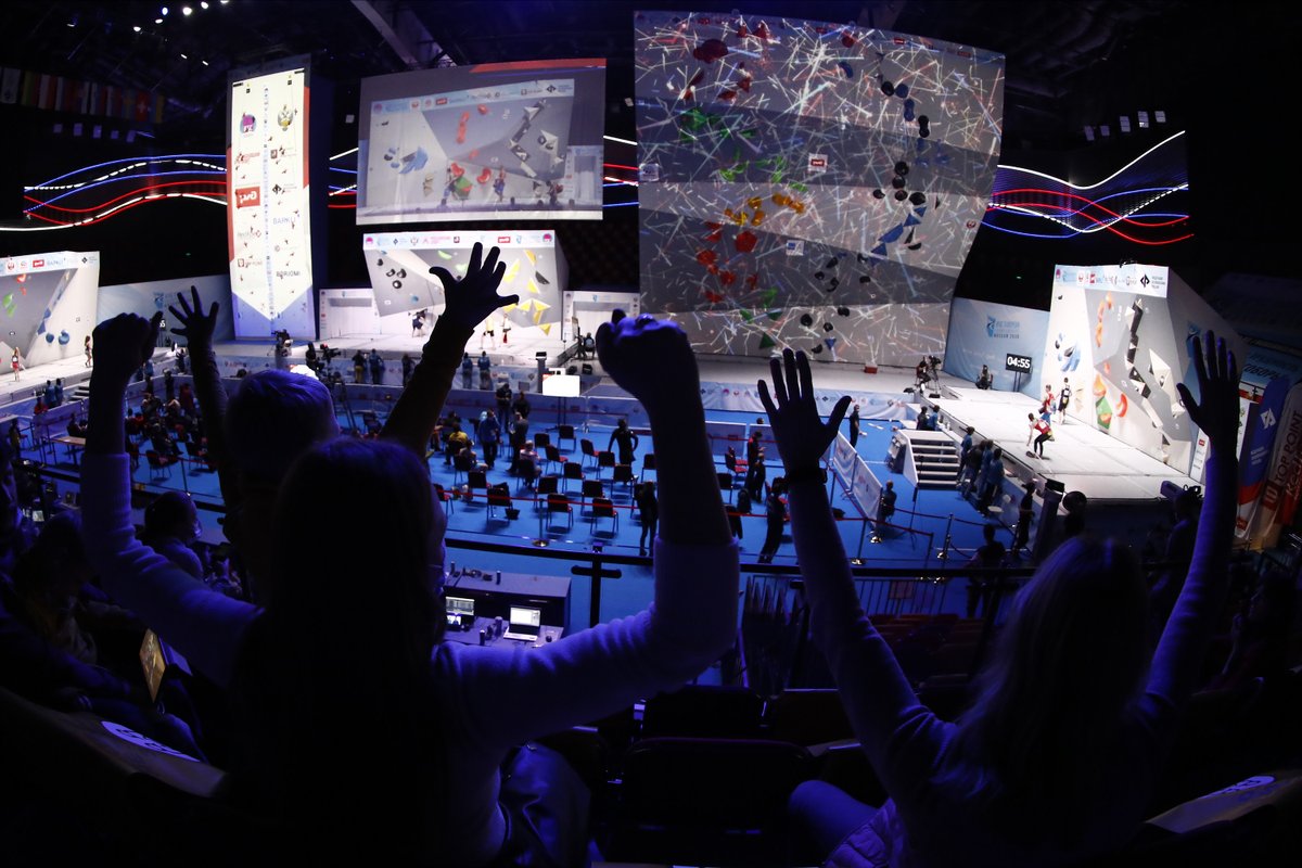 worldclimbing's tweet photo. Combined finals start in ten minutes in Moscow 🇷🇺. Tune in to see who is going to get those tickets to Tokyo 2020!
📺 Live streaming: https://t.co/aEB4BgB5aj
📊 Live results: https://t.co/6o3skZ5XQS
#MoscowECH https://t.co/gZGITuMP3h