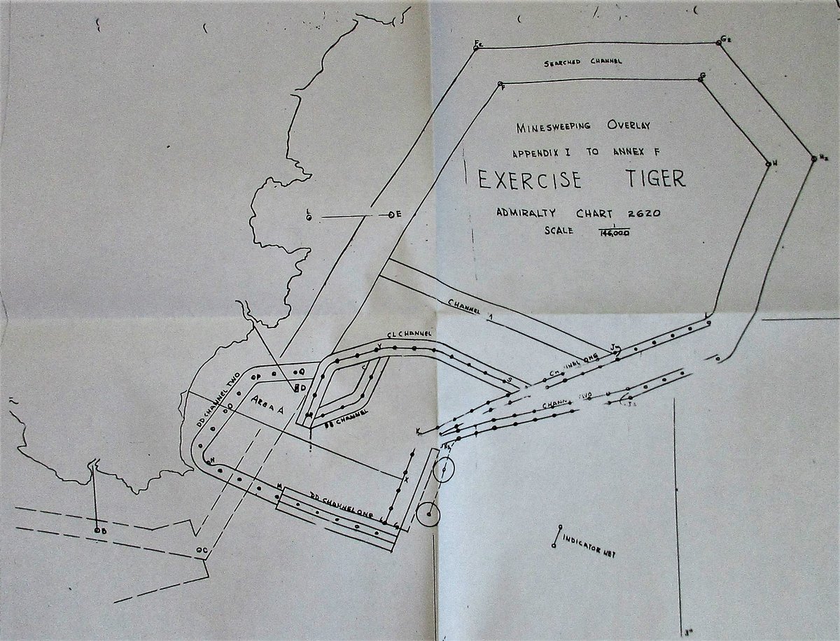 At the same time as Exercise Tiger is being held in Lyme Bay with some 200 invasion craft routine East-West convoys continue to be run, but as a result of Tiger they are being run further out into the Channel to avoid the Exercise in Lyme Bay.