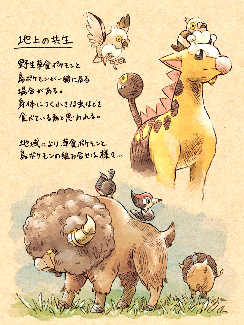 茉莉 ポケモンたちの共生について 妄想メモ T Co Bio9tvqxnh Twitter