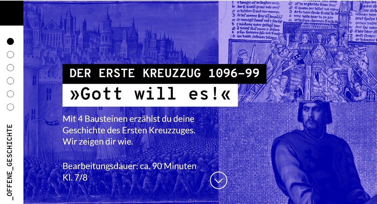 "In einer 45 min Geschichtsstunde lernen die Schüler*innen tatsächlich nur ungefähr 7 bis 8 Minuten." 
Aber muss das sein? Eine neue Lernplattform für den #Geschichtsunterricht ist im Aufbau. Der Countdown läuft. Mit fünf Modulen gehen wir an den Start (ab Mittwoch, 2.12.20).
