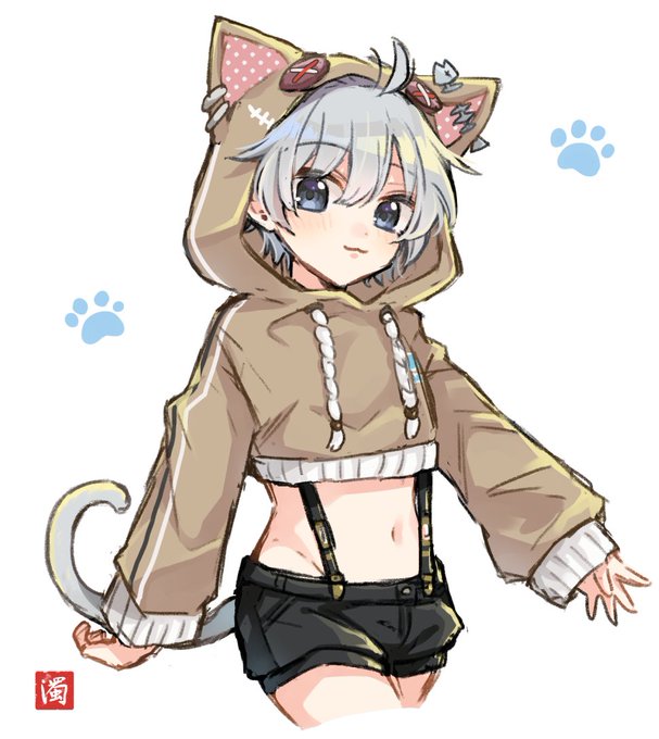 リクエスト④
『銀髪猫耳ショタの子』

たぶんコイツの事なんじゃないかと解釈した https://t.co/h0E1TlD0tX 