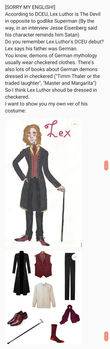 Shellse93346522's tweet photo. Hi, guys
I really want sir @ZackSnyder to see and rate my idea! I love Lex Luthor of #DCEU so much! 
Please, help me and ask your friends to repost it. Sorry my English.
@Maskofshy @BobzillaRoberts @superrino12 @HardBoiledFilms @ForeverSquadDC @ttnelson114 
@KamAlphaLyrae #DC https://t.co/JYlZ1xzAVP