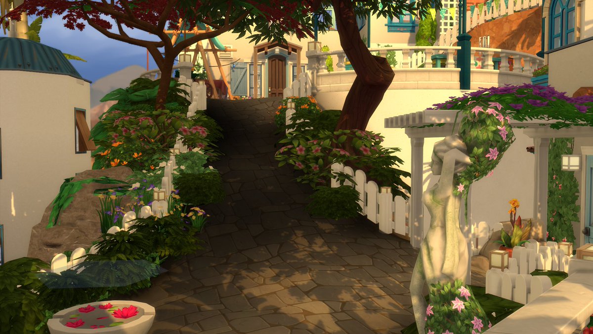 Issabella114's tweet photo. Mamma Mia Village
This my entry, for the shell challenge by #Satisim. Inspired by Abba and all the Mamma Mia movies.
#sativille @SatiSimBuilds - #showusyourbuilds #sims4 #snowescape https://t.co/z8e5uqVZsV