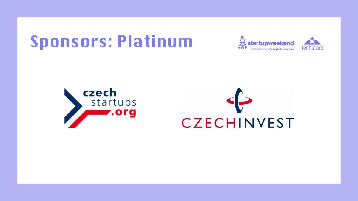 💎 Thank you to Platinum sponsors 💎
a big thank you to <a href="/StartupsCZ/">CzechStartups</a> and <a href="/CzechInvest_CZ/">CzechInvest_CZ</a> for supporting the event--we couldn't make #SWCzechia happen without your help!