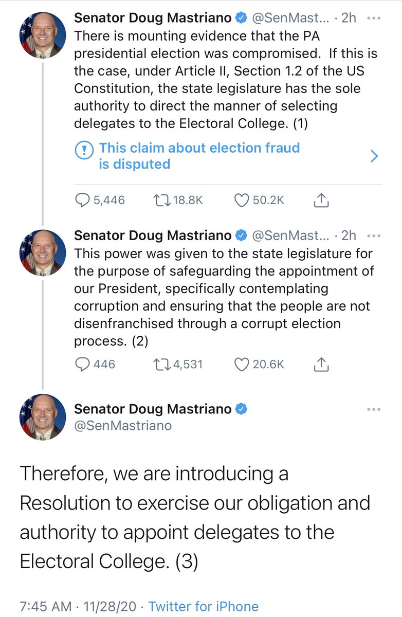 steve_vladeck's tweet photo. Never in my life did I think that I’d see elected officials in the United States acting in such nakedly, indefensibly anti-democratic ways — and blatantly lying about why.
It’s not going to matter, but this is insane — and anyone not condemning this nonsense is complicit in it. https://t.co/C0sDvAYGdk