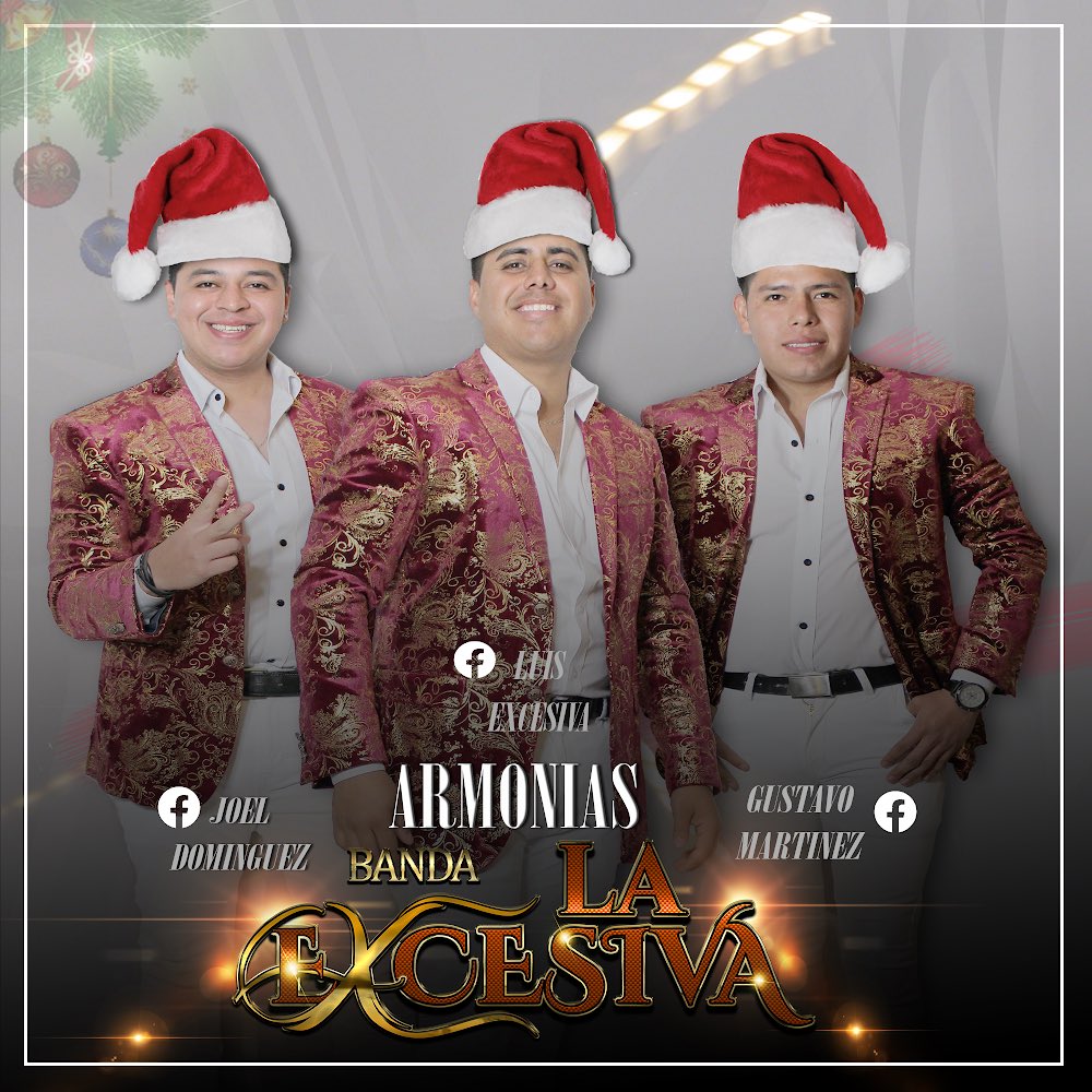 BandaLaExcesiva's tweet photo. Excelente Sábado 🎄🎅🏼
👉🏻 https://t.co/kZGdHHjg5P
#Armonias #BandaLaExcesiva
#CDRecords #CamposRecords https://t.co/wdYP9SPUdp