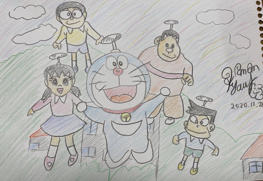 きゃりーぱみゅぱみゅ ドラえもん 手書きイラストが話題 上手い 凄い Encount 2